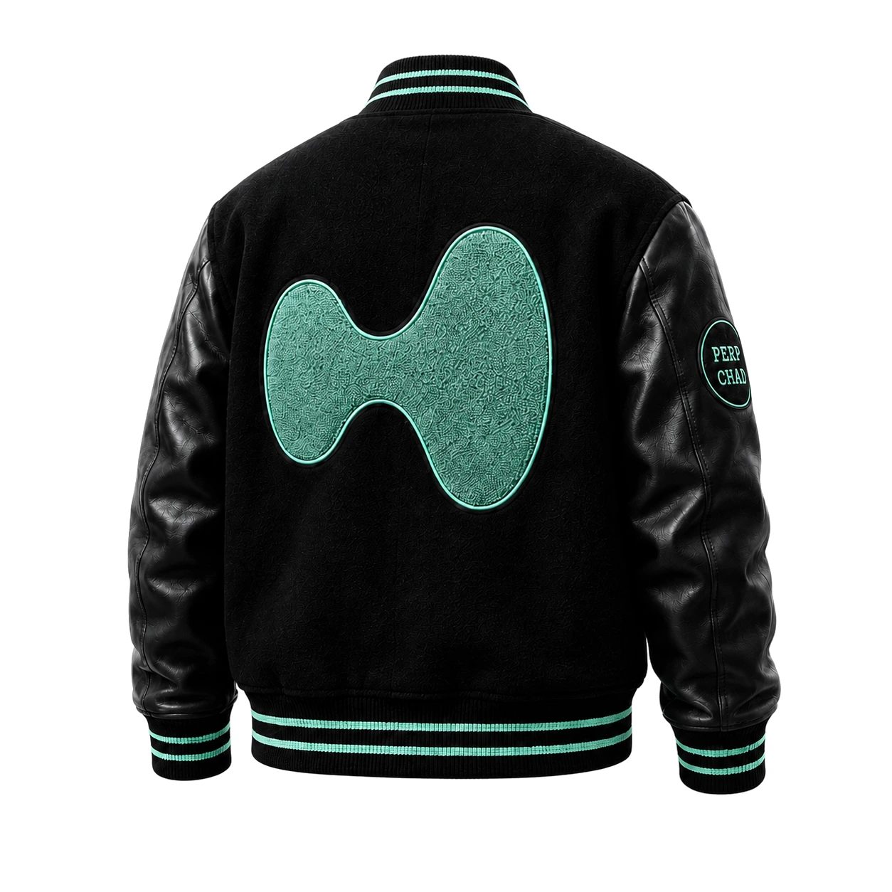 Perp Chad Teddy Jacket back view